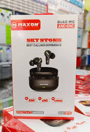 Maxon B-101 Sky Stone Earbuds with Noise Cancellation (ANC), Bluetooth Version 5.4